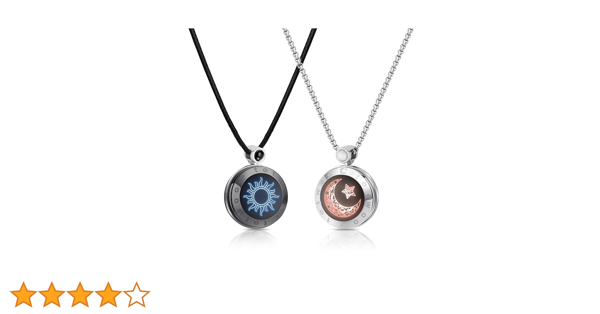 totwoo⭐︎タッチネックレス　カップル用　ペアネックレス Amazon | [TOTWOO] 長距離タッチネックレス スマートネックレス 遠距離